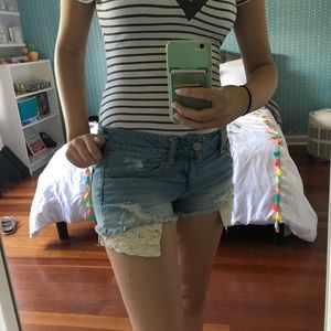 American Eagle Lace Pocket Shorts